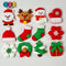 Christmas Holiday Santa Gift Tree Snowflake Wreath Snowman Reindeer Mitten Sock Flatback Cabochons