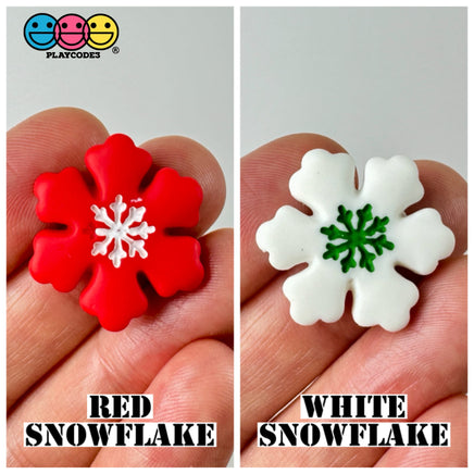 Christmas Holiday Santa Gift Tree Snowflake Wreath Snowman Reindeer Mitten Sock Flatback Cabochons