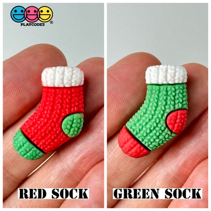 Christmas Holiday Santa Gift Tree Snowflake Wreath Snowman Reindeer Mitten Sock Flatback Cabochons