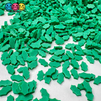 Christmas Holly Leaves Mistletoe Holiday Fake Clay Sprinkles Decoden Fimo Jimmies Playcode3 Llc