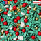 Christmas Mistletoe Gold And Red Bead Mix Faux Sprinkle Fimo Funfetti 20 Grams