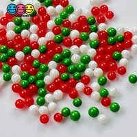 Christmas Mix Nonpareil Glass 1.9Mm Beads Caviar Faux Sprinkles Decoden Bead