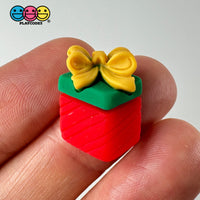 Christmas Penguin Santa Reindeer Gift Box Truck Holiday Flatback Cabochons Decoden Charm 10 Pcs
