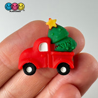 Christmas Penguin Santa Reindeer Gift Box Truck Holiday Flatback Cabochons Decoden Charm 10 Pcs