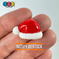 Christmas Santa Clause Boots Hat Coat Holiday Flatback Cabochons Decoden Charm 10 Pcs Hat(10Pcs)
