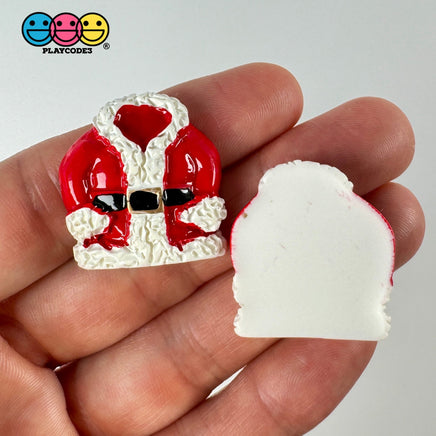 Christmas Santa Clause Boots Hat Coat Holiday Flatback Cabochons Decoden Charm 10 Pcs