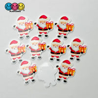 Christmas Santa Clause Gift Chimney Holiday Planner Decoden Planars Cabochons Party Favor 10 pcs Planar