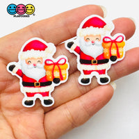 Christmas Santa Clause Gift Chimney Holiday Planner Decoden Planars Cabochons Party Favor 10 pcs santa gift Planar