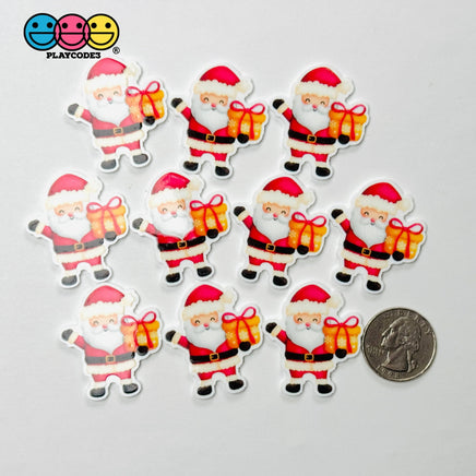 Christmas Santa Clause Gift Chimney Holiday Planner Decoden Planars Cabochons Party Favor 10 pcs Planar