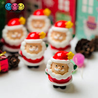 Christmas Santa Clause Holiday Yellow Star 3D Figure Cabochons Decoden Charm 5 Pcs Playcode3 Llc