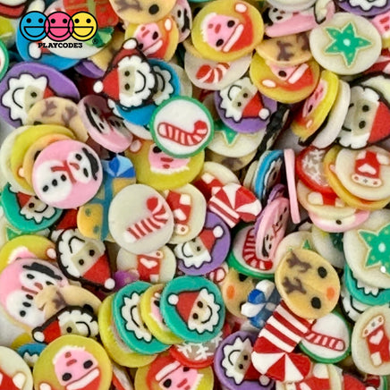 Christmas Story Teller Fimo Mix Snowman Santa Candy Cane Fake Clay Sprinkles Funfetti Playcode3 Llc