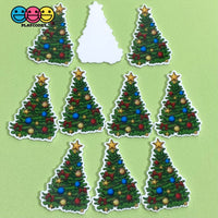 Christmas Theme Santa Penguin Tree Planar Resin Flatback Cabochon Charms