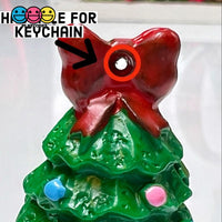Christmas Tree 3D With Hole And Flatback Miniature Charms Decoden 10Pcs Charm