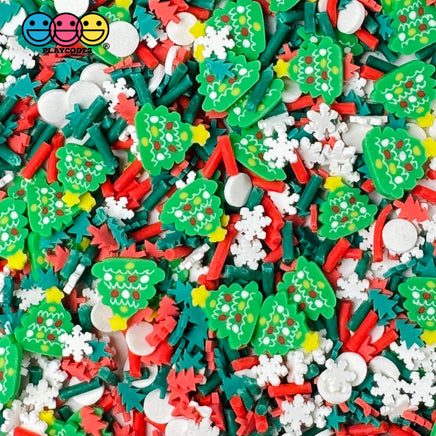 Christmas Tree Classic Holiday Celebration Fake Clay Sprinkles Decoden Fimo Jimmies Playcode3 Llc 10