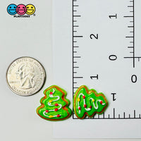 Christmas Tree Cookie Flatback Cabochons Decoden Charm 10 Pcs Playcode3 Llc