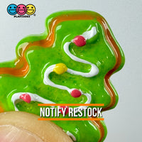 Christmas Tree Cookie Flatback Cabochons Decoden Charm 10 Pcs Playcode3 Llc