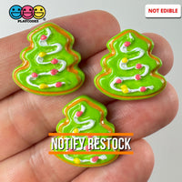 Christmas Tree Cookie Flatback Cabochons Decoden Charm 10 Pcs Playcode3 Llc
