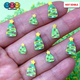 Decorated Christmas Tree Fake Sprinkles Yellow Stars On Top Decoden Sprinkle