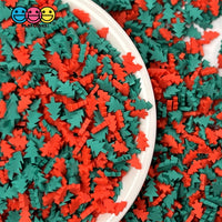 Christmas Tree Fimo Mix Red Teal Green Faux Sprinkles Fake Sprinkle Funfetti 5Mm