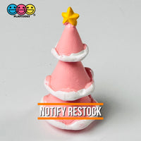 Christmas Tree Green Pink Miniature Charm Resin Cabochons 10 Pcs Playcode3 Llc Pink (4 Pieces)