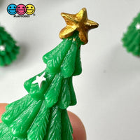 Christmas Tree With Stars Figurines Plastic Resin 5 Pcs Playcode3 Llc Figurine