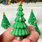 Christmas Tree With Stars Figurines Plastic Resin 5 Pcs Playcode3 Llc Figurine