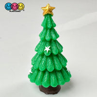 Christmas Tree With Stars Figurines Plastic Resin 5 Pcs Playcode3 Llc Figurine