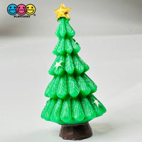Christmas Tree With Stars Figurines Plastic Resin 5 Pcs Playcode3 Llc Figurine