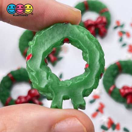 Christmas Reef Miniature Charm Resin Home Décor Accessories Cabochons 10 Pc