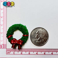 Christmas Reef Miniature Charm Resin Home Décor Accessories Cabochons 10 Pc