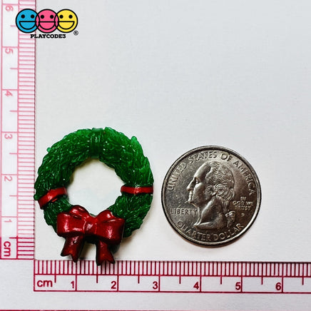 Christmas Reef Miniature Charm Resin Home Décor Accessories Cabochons 10 Pc