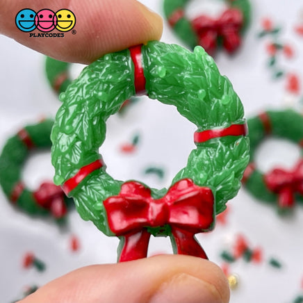 Christmas Reef Miniature Charm Resin Home Décor Accessories Cabochons 10 Pc