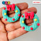 Christmas Wreaths With Dots Flatback Cabochons Decoden Charm 10 Pcs Playcode3 Llc