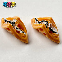 Waffle Taco Folded Ice Cream Faux Food Choco Mini Charm Fake Dessert Cabochons 10 Pcs
