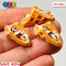 Waffle Taco Folded Ice Cream Faux Food Choco Mini Charm Fake Dessert Cabochons 10 Pcs