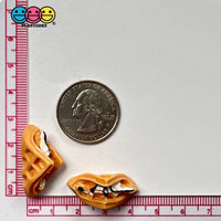 Waffle Taco Folded Ice Cream Faux Food Choco Mini Charm Fake Dessert Cabochons 10 Pcs