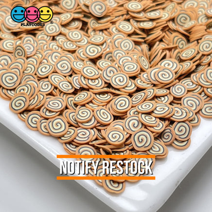 Cinnamon Rolls Fimo Slices Fake Clay Sprinkles Decoden Jimmies Funfetti 20 Grams Sprinkle