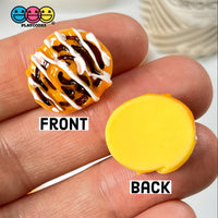 Cinnamon Rolls Mini Flatback Charm Faux Food Cabochons Charms 10 Pcs