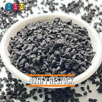 Clay Crumbs Fake Sprinkles Chocolate Cookie Crumbles Bakes 3Mm 100 Grams / Black Cookie Crumbs Food