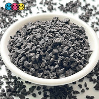 Clay Crumbs Fake Sprinkles Chocolate Cookie Crumbles Bakes 3Mm 100 Grams / Black Cookie Crumbs Food