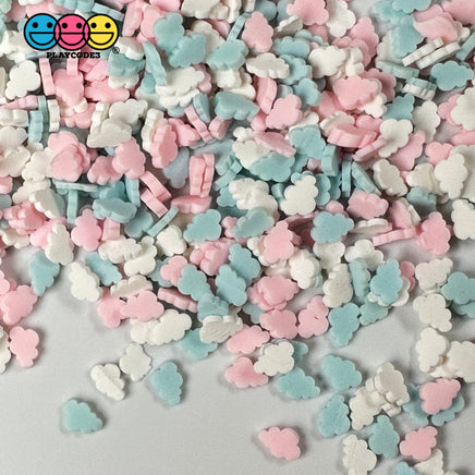 Cloud Pastel Colors Fimo Fake Polymer Clay Sprinkles Jimmies Funfetti Sprinkle