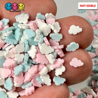 Cloud Pastel Colors Fimo Fake Polymer Clay Sprinkles Jimmies Funfetti Sprinkle