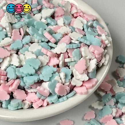 Cloud Pastel Colors Fimo Fake Polymer Clay Sprinkles Jimmies Funfetti Sprinkle
