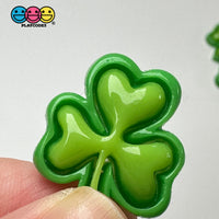 Clover Leaves St Patrick Holiday Flatback Cabochons Decoden Charm 10 Pcs Playcode3 Llc