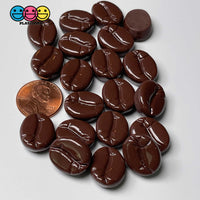 Coffee Bean Espresso Realistic Fake Food Flatback Cabochon Beans Decoden 20 Pcs