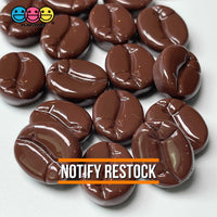 Coffee Bean Espresso Realistic Fake Food Flatback Cabochon Beans Decoden 20 Pcs