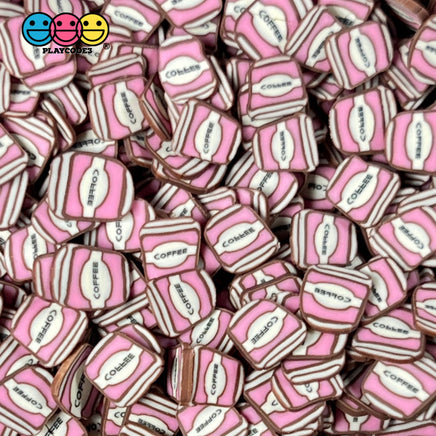 Coffee Cup Fimo Slices Mix Fake Clay Sprinkles Espresso Jimmies Funfetti 10 Grams Sprinkle