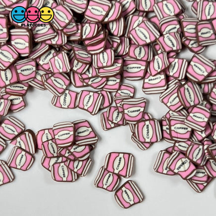 Coffee Cup Fimo Slices Mix Fake Clay Sprinkles Espresso Jimmies Funfetti Sprinkle