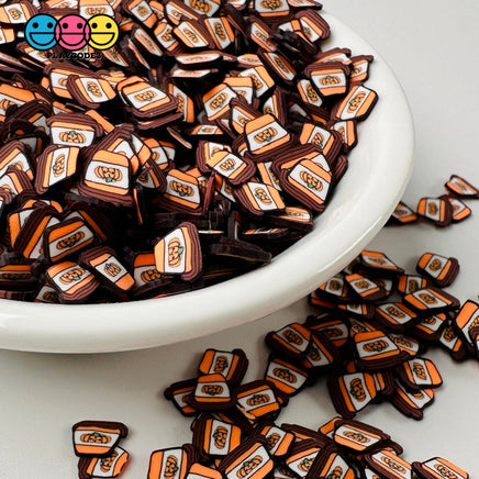 Coffee Cup Pumpkin Fake Clay Sprinkles Decoden Fimo Jimmies Funfetti 5Mm/10Mm Playcode3 Llc 20 Grams