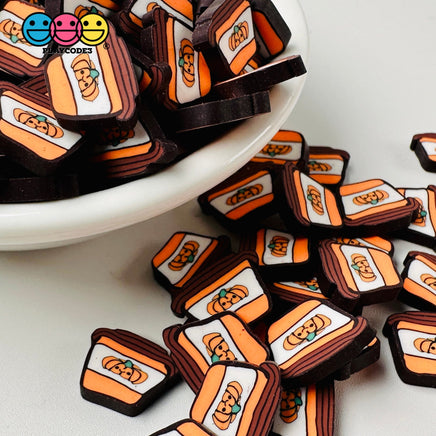 Coffee Cup Pumpkin Fake Clay Sprinkles Decoden Fimo Jimmies Funfetti 5Mm/10Mm Playcode3 Llc 20 Grams